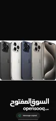  1 iPhone 15 Pro Max   متوفر جميع الالوان جديد بالكرتونة