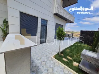  5 شقق ارضية مع مسبح و حديقة للبيع في رجم عميش بمساحة بناء240م