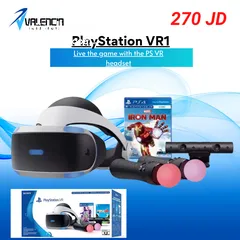  1 PLAYSTATION VR1 (Virtual Reality) نظارات VR1 بلاي ستيشن مع لعبتين مجانا