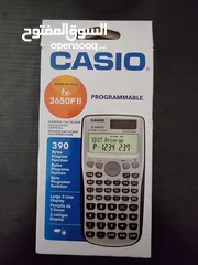  1 آلة حاسبة علمية متقدمة Casio FX-3650p II لم تستخدم