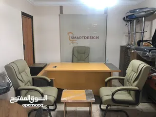  15 مكتب مدير مكتب مودرن +سايد جانبي + وحده ادارج خشب MDf اسباني office desk. office furniture