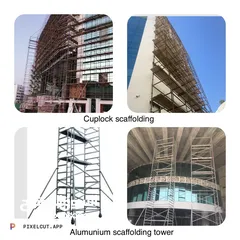  1 Aluminum scaffolding tower for rental and sale
