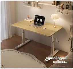  6 مكتب طاولة مكتب دراسي قابل للتعديل مكاتب مستورد مكتب موظف Manual بتصميم عصري يناسب التصاميم