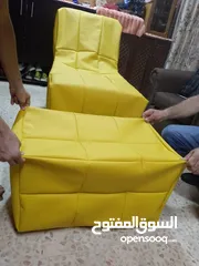  12 بفات او بينج باق حشوة ممتازة للبيع جلد الماني