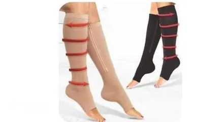  4 جوارب معالجه الدوالي الطبيه مشد جرابات ضاغطه طبيه لمرضى دوالي القدم جرب طبي للدوالي حزام مشدات