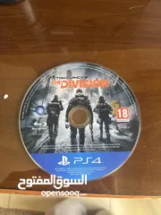  2 PS4 gaming CD (THE DIVISION AND RAINBOWSIX SIEGE)