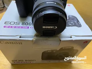  1 كاميرا كانون 800D