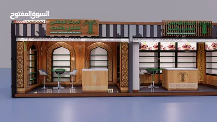  12 تصميم مشاريع تجارية وفود تراك _ درايف ثرو محلات واجهات كلادينج تصميم فعاليات
