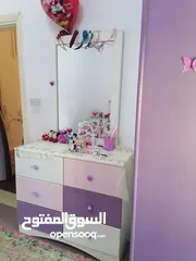  2 غرفة نوم بنات ملونة وتفصيل مش تجاري