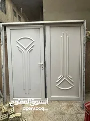  1 ابواب pvc  مستخدم نظيفه