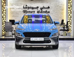  3 Hyundai Kona 2.0L ( 2023 Model ) in Blue Color GCC Specs