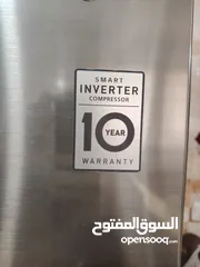  4 ثلاجة LG ستييل 405 لتر بحالة جيدة جدا