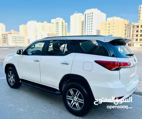  10 A Clean And Well Maintained TOYOTA FORTUNER 2020 White GCC 48,000KM