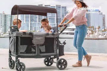  1 Stroller 2 kids عربة لطفلين