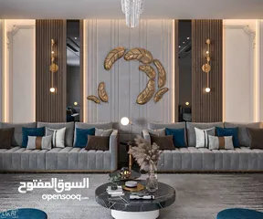  6 تصميم وتنفيذ الديكورات والاثاث للمشاريع السكنيه والمشاريع التجاريه باقل الاسعار مع الجوده العاليه