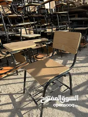  3 كرسي محاضرات يصلح للمدارس والمراكز التعليمية ورياض الاطفال بحال الوكالة