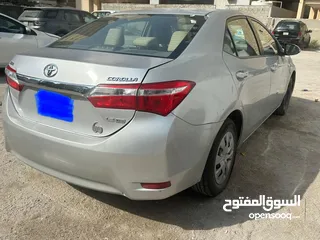  4 تويوتا كورولا 2014  (1600cc)  فضي