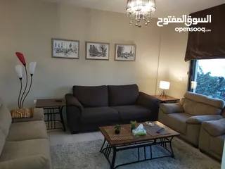  13 شقة مفروشة فخمة في عبدون للايجار .. مع بلكونة / اثاث مميز كامل