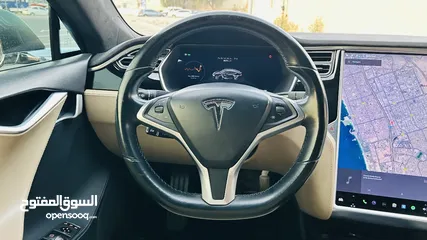  15 Tesla Model S 2015 - GCC - Dual Motor - P85 D - Full Service History - No Accident