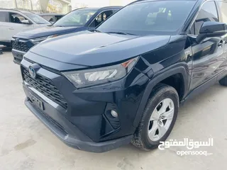  7 2021 TOYOTA RAV4, LE  بطاريه ليثيوووم السياره توب نضافه بصلاه على النبي