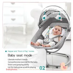  3 هزاز الماستيلا الاصلي Mastela Deluxe Swing يعمل على الكهرباء ويعمل على البطاريات