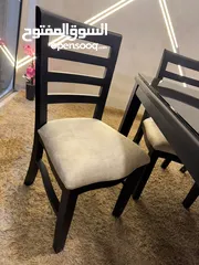  4 سفره 6 كراسي فخمه جداً