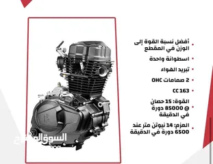  5 لون اسود Hero hunk 160R