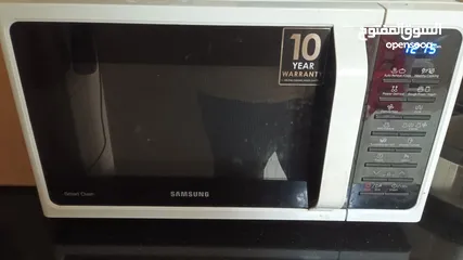  1 SAMSUNG MICROWAVE OVEN WITH GRILL FOR SALE