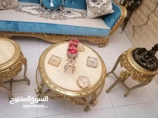  8 طقم كنب جديد مصري فاخر خشب زان بسعر مغري