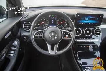  6 Mercedes Glc200 Coupe 2022 4matic السيارة بحالة الوكالة و قطعت مسافة 24,000 كم