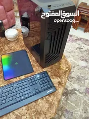  5 كمبيوتر جديد بكرتونة استعمال خفيف شهر واحد مواصفات ممتازة  مع كيبورد وماوس وايرلس  نوع لينوفو