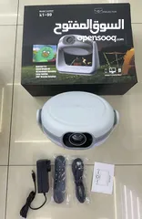  7 بروجكتر لاسلكي أندرويد سنمائي 5200 مللي أمبير 180 بوصة