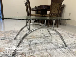  4 Glass table great condition