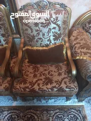  7 طقم كنب 7 مقاعد مع طاولة وسط للبيع