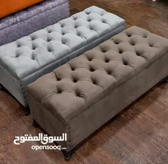 19 بفات للجلوس او الديكور متوفرة بجميع الألوان يوجد بها إمكانية للتخزين مريحة وعملية .