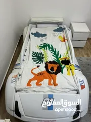 5 تخت اطفال شكل سياره للبيع