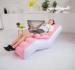  3 اريكة الشامواه النفخ المميزة لدينا سهلة الطي والنفخ والحركة ووليست ثقيلة