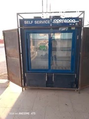  1 ثلاجه خدمة ذاتيه للبيع