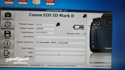  21 Canon 5d Mark II, full-frame camera