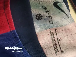  5 تيشيرت برشلونة نسخة لاعبين  كوبي ون مع شعار دوري الابطال موسم24/25