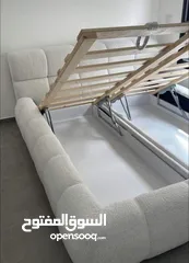  1 سرير مع صندوق
