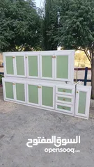  3 بالصلاه على النبي يوجد مطبخ المنيوم تعليق وارضي نظيف نظيف مع رخام ومجلى ومغسله كمان