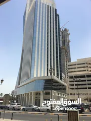  1 مكاتب للايجار ديكور جديد برج جديد جاهز للاستخدام فورا