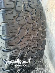  8 جنط 17 مع كوشوك وسبيرات أمريكي خشن