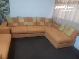  2 ثلاجتين وغساله فل وطقم كورنر بحاله جيده جدا