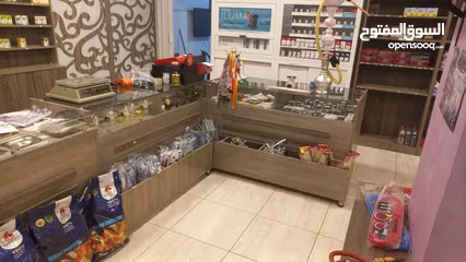  1 ديكور محل اراجيل خشب