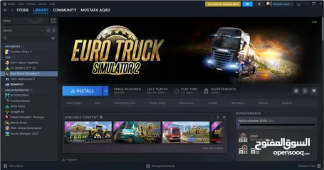  2 حساب Steam للبيع مع 5 ألعاب قوية بسعر مميز