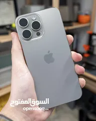  1 iPhone 15 Pro Max, 256gb Natural Titanium Arabic