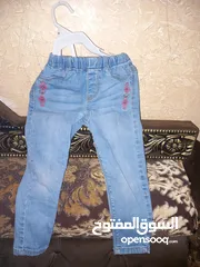  17 ملابس بناتي مستعمل استعمال شخصي بسيط جدا لبسه اولبستين فقط بحال الوكالة للبيع بسعر مغرررري