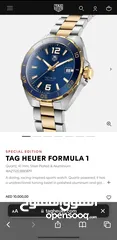  6 TAG Heuer Formula 1 (Special edition) – Full Set with Invoice Box Papers & Extra Links - Urgent sale